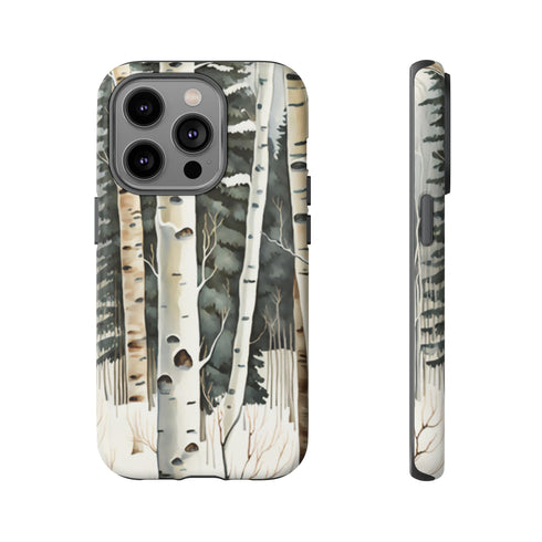 Winter Aspen Trunks - Impact Resistant Phone Case